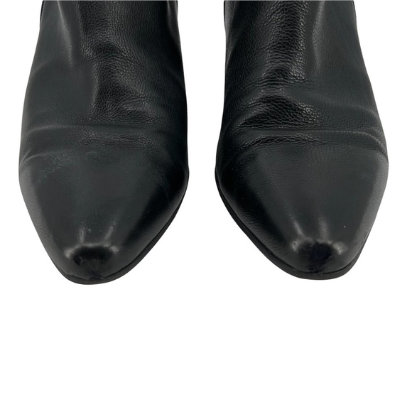 Marc Fisher Black Back Zipper Block Heel Ankle Boots Size 8 Women’s - Picture 9 of 9